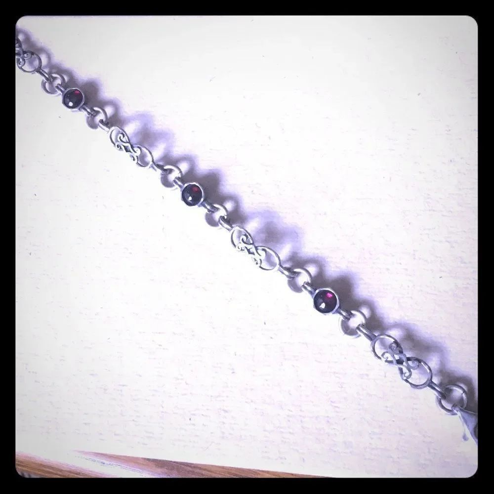 Garnet bracelet  